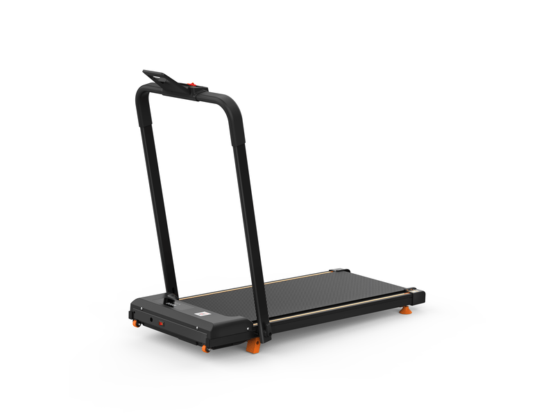  Tapis de course pliant 114x60x98.5cm - walking pad 3-en-1, inclinaison 10%, charge 120kg, app bluetooth - noir  - Conforama C