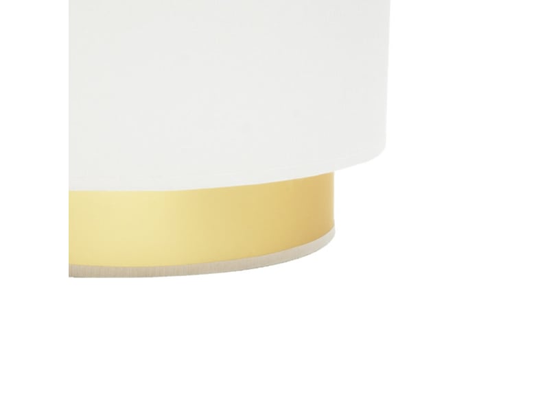  Applique murale fabrilamp anuska blanc or 1 x e27 17x30x16 cm 188661001 - Conforama C