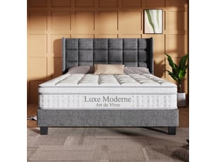 Matelas 180x200 cm <strong>PEXCHO</strong>  <strong></strong> Coton soutien Medium épaisseur 25 cm