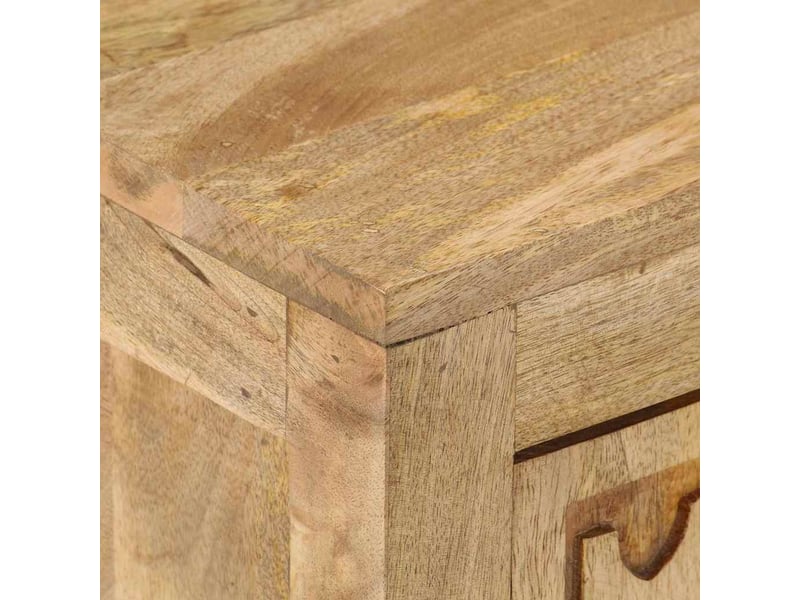  Table de chevet - cabinet de chevet - table de nuit 40x30x50 cm bois de manguier massif  - Conforama D