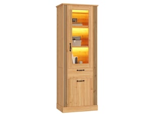 Buffet 2 porte(s)  1 tiroir(s) HAVRYA  - 62 cm coloris naturel 