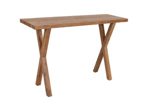 Console d'entrée en bois d'acacia marron 120x40x80h cm