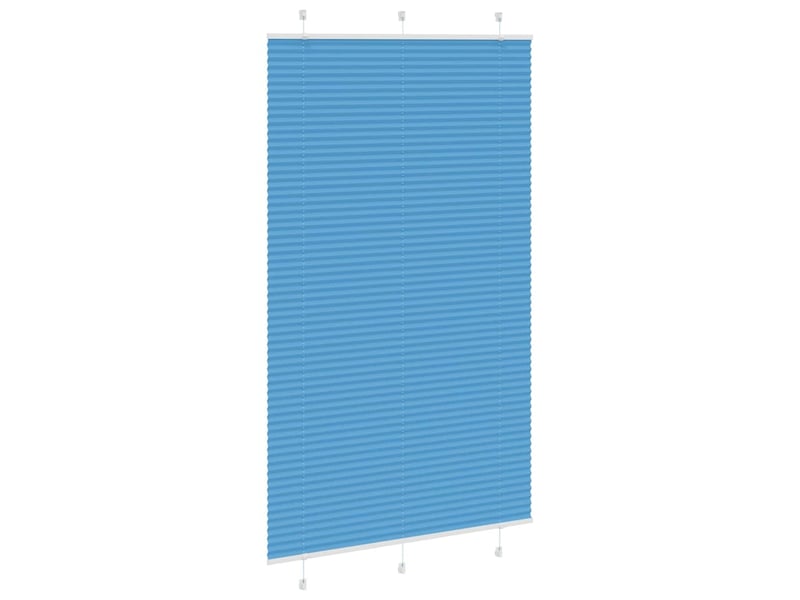  Store plissé, store de fenêtre bleu 115x200 cm largeur du tissu 114,4cm polyester cf46784  - Conforama C