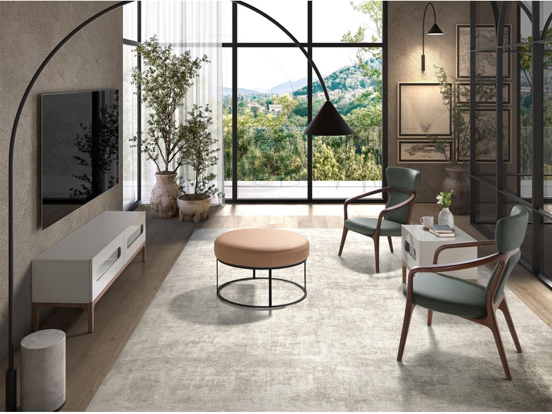  Fauteuil en similicuir vert foncé  - Conforama D