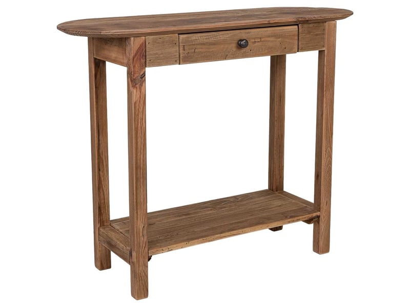  Meuble d'entrée en bois marron 95x35x76h cm  - Conforama A
