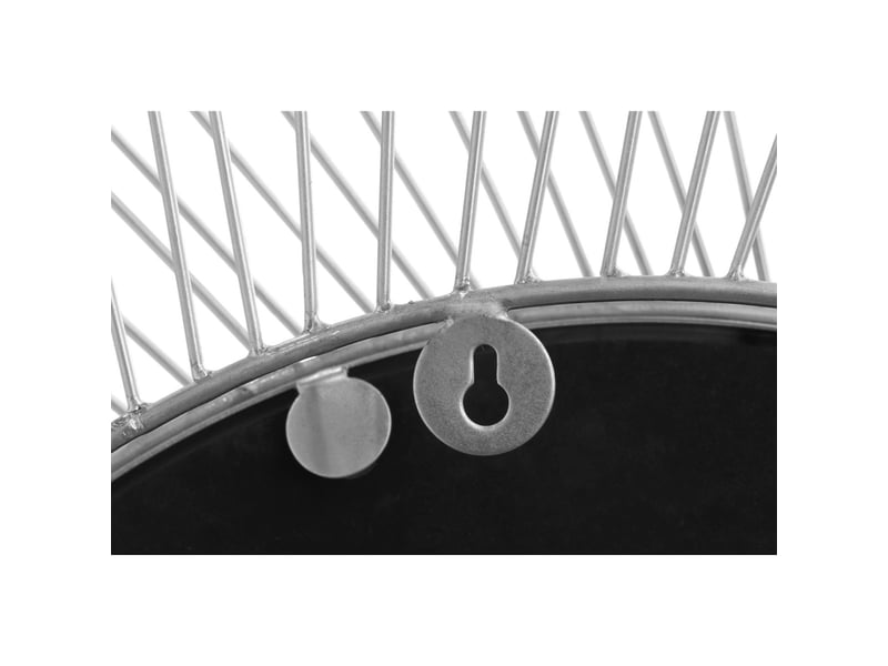  Miroir mural rond en métal duke 75cm argent  - Conforama D