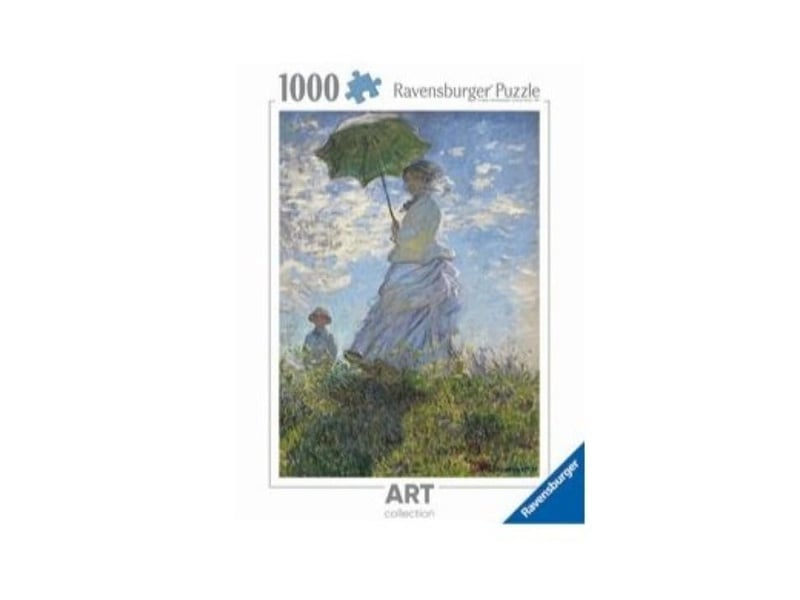  Puzzle 1000 pièces - femme à l'ombrelle tournée vers la gaucheclaude monet 12002026 - Conforama A