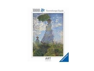 Puzzle 1000 pièces - femme à l'ombrelle tournée vers la gaucheclaude monet