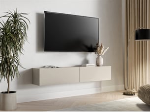 Meuble tv coloris beige 180 cm <strong></strong>  <strong></strong>