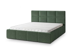 Lit coffre 120x200cm <strong>MASSENO</strong> <strong></strong> coloris vert