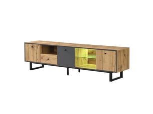 Meuble tv coloris naturel 190 cm REDOM  