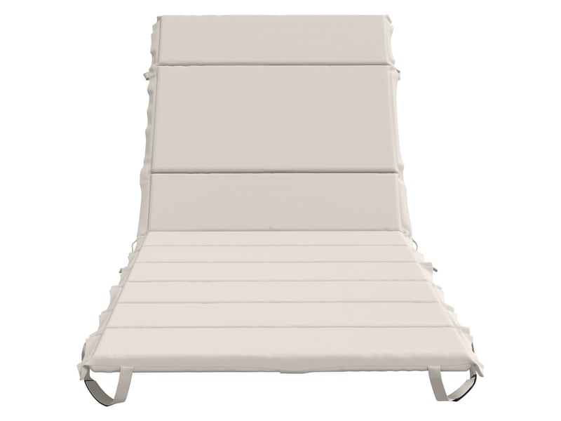  Coussin de transat, coussin pour bain de soleil gemert 100 % polyester blanc 200 x 80 x 3 cm cf56115  - Conforama D