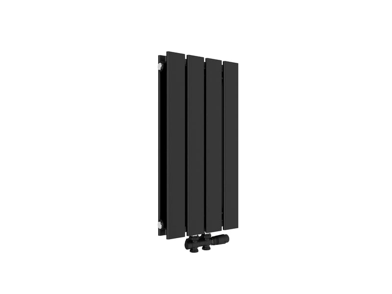  Emke radiateur eau chaude en acier tube plat radiateur mural noir 60x30cm 384w double couche  - Conforama A