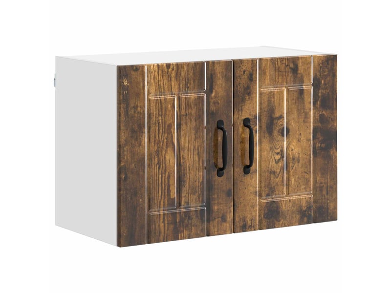  Meuble mural de cuisine | armoire de cuisine 2 pcs chêne fumé bois d'ingénierie shl4249  - Conforama E