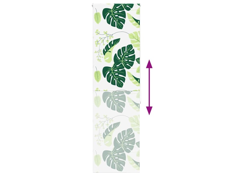 Store enrouleur de douche, store à rouleau 70x240 cm largeur du tissu 66 cm cf45044 - Conforama E