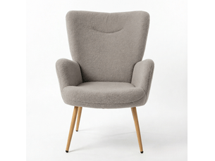 Fauteuil fixe   Polyester gris vendu A l'unité