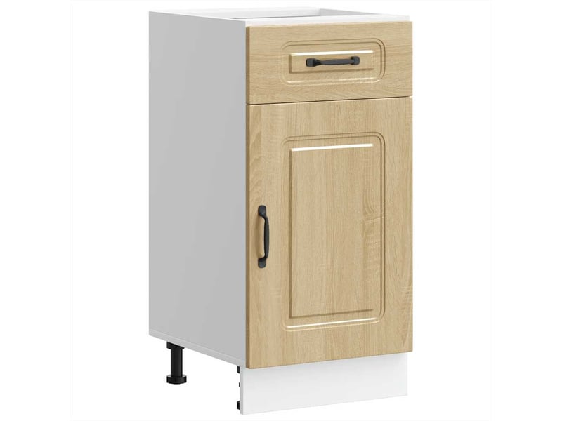  Meuble de rangement, armoire de cuisine kalmar chêne sonoma bois d'ingénierie shl863  - Conforama A