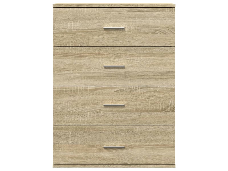  Buffets 2 pcs - bahut - meuble de rangement chêne sonoma 60x39x80 cm bois d'ingénierie  - Conforama E