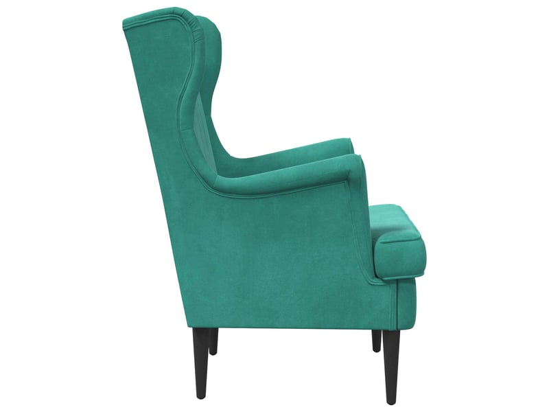  Vidaxl fauteuil turquoise velours  - Conforama E