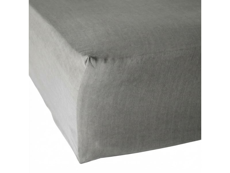  Drap housse 90x190+30 cm lyocell gabrielle granit PD24897 - Conforama A