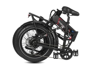 Vélo électrique pliable maxtron polaris 250w, batterie 48v 13ah, fat bike noir