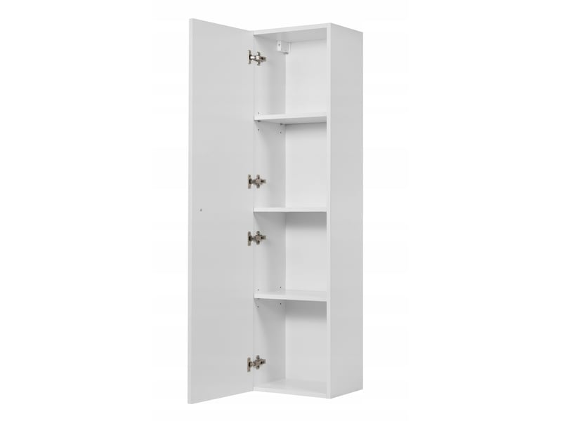  Meuble colonne suspendu de salle de bain bello blanc 35 × 136 cm  - Conforama E