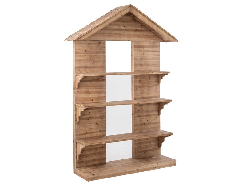  Étagère chalet en bois basile 240cm naturel  - Conforama A