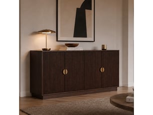 Buffet 4 porte(s) 0 tiroir(s) <strong>CONCEPT USINE</strong> <strong></strong> - 160 cm coloris marron