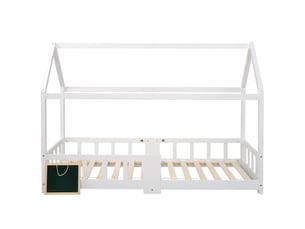 Lit simple 90x200 cm MAISONORA coloris blanc