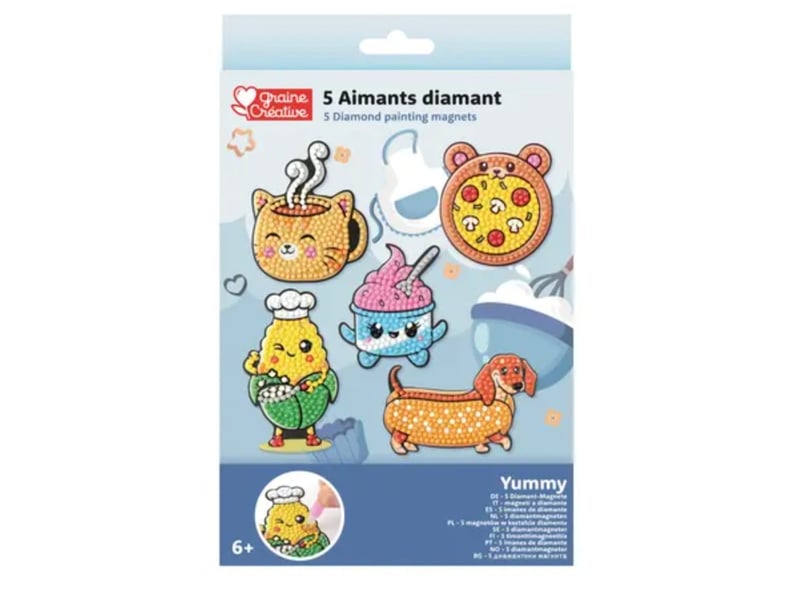  Kit diamant magnets enfant 5pcs 750286 - Conforama A