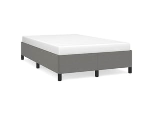 Lit 2 places 120x190cm    coloris gris