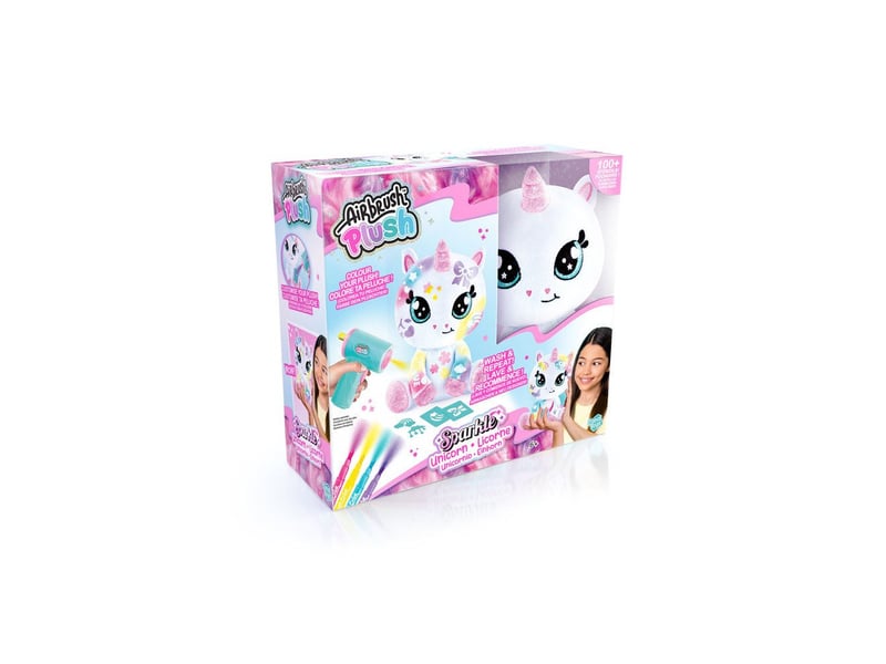  Kit loisirs creatifs licorne airbrush electronique avec spray markers pochoirs CTAIR088 - Conforama A