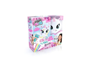 Kit loisirs creatifs licorne airbrush electronique avec spray markers pochoirs