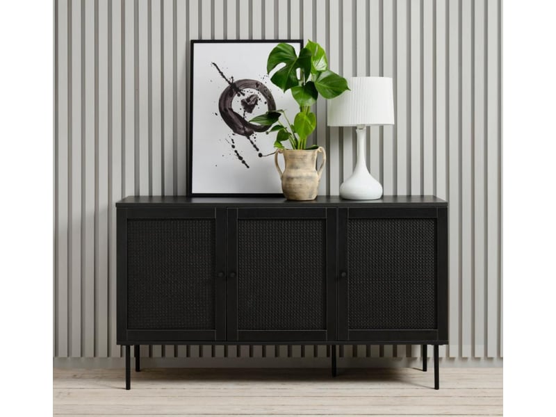  Selsey mogest - buffet - 140 cm - noir Mogest - Conforama B