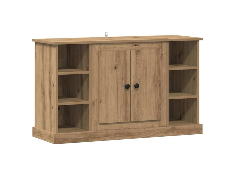 Buffet - bahut - meuble de rangement chêne artisanal 100 x 35,5 x 60 cm bois d'ingénierie - Conforama A