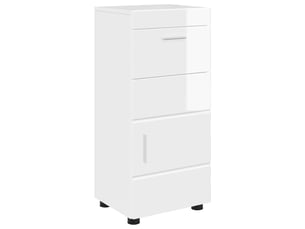 Ensemble d'armoire de salle de bain tulum blanc brillant cf62970