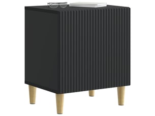 Table de chevet - cabinet de chevet - table de nuit noir 43 x 34,5 x 50 cm bois d'ingénierie