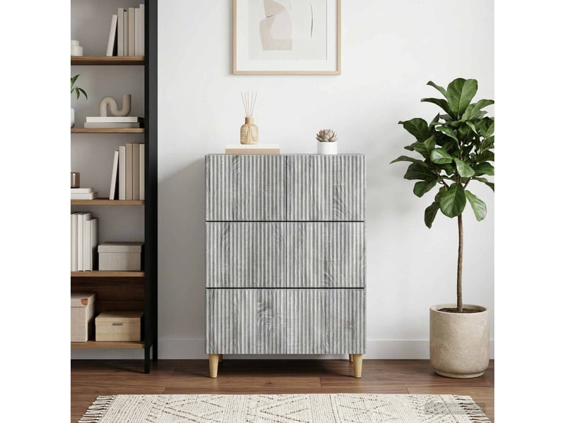  Armoire de rangement bureau, armoire à tiroirs 66 x 34,5 x 90 cm bois d'ingénierie shl1863  - Conforama B