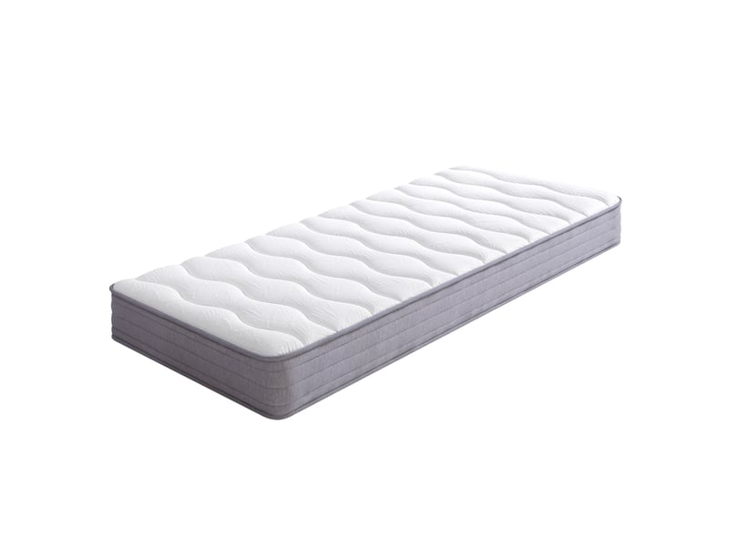  Matelas à ressorts 90x200 cm – blanc – épaisseur 20 cm, soutien h3 ergonomique, livré roulé sous vide  - Conforama A