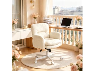Chaise de bureau <strong>VIVRYN</strong> <strong></strong> avec assise réglable en hauteur