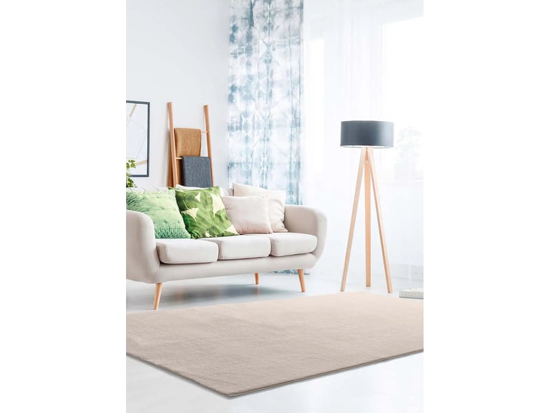  Tapis atticgo loft rectangulaire 60x120 cm crème  - Conforama B
