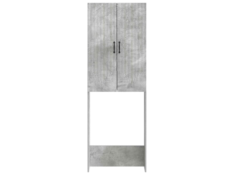 Armoire de toilette, meuble de toilette hoorn gris béton 66x25.5x190 cm - Conforama E