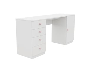 Bureau enfant 155 cm coloris blanc