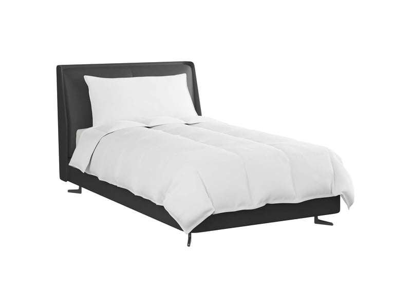  Duvet d'hiver avec oreiller 2 pcs - couette blanc plume de canard  - Conforama C