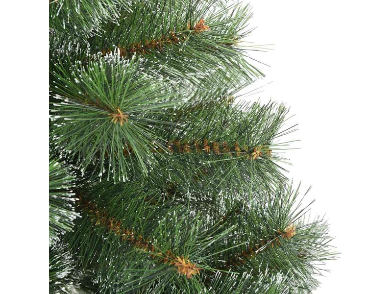  Sapin de noël artificiel, arbre de noël à branches pliantes, duveteux de neige shl6486  - Conforama E