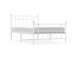 Lit simple 100x200 cm    coloris blanc