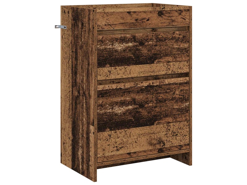  Meuble sous lavabo de salle de bain, commode bois ancien shl9137  - Conforama A