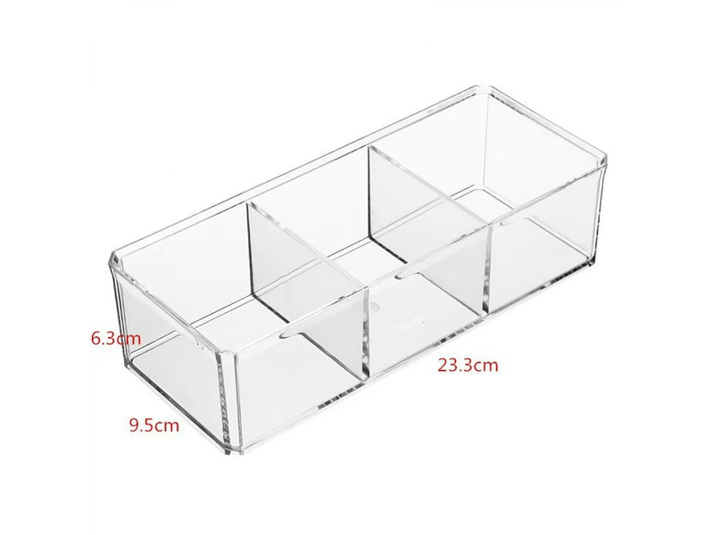  Organisateur de maquillage pour tiroir, compartiment maquillage organisateur cosmétique stockage bijoux présentoir pour bureau armoire  - Conforama D