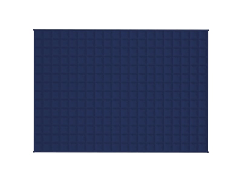  Couverture lestée adulte bleu 140x200 cm 6 kg tissu shl79552  - Conforama C