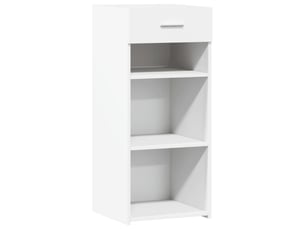 Buffet - bahut - meuble de rangement blanc 40x42,5x93 cm bois d'ingénierie